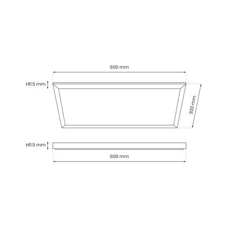 PANEL LED 30x60 - 24W Eko-Light EKP1812
