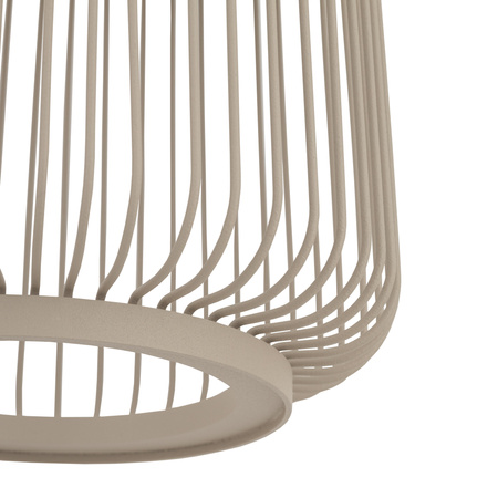 Lampa wisząca z cylindrycznym ażurowym beżowym kloszem 1xGX53 KENAI A Nowodvorski 12217