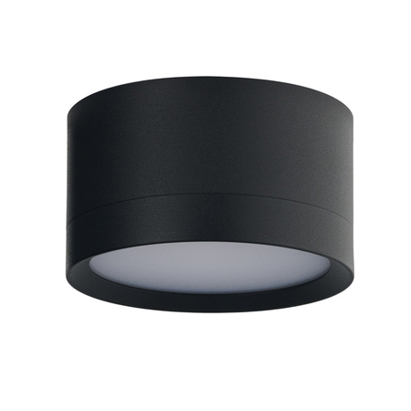 Czarna tuba do łazienki na żarówkę GX53 MARTON GX53 IP44 BK AZZARDO AZ6443