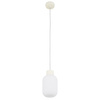 Lampa wisząca szklany ryflowany klosz + ceramika 1xE27 AURORA A Nowodvorski 11968