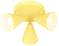 AMOR LAMPA SUFITOWA PLAFON 3X40W E14 BANANOWY Candellux 98-68828