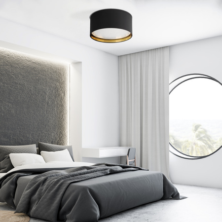 Lampa sufitowa, plafon BILBAO BLACK 45cm TK Lighting 3376