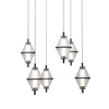 Lampa wisząca Fuente czarna LED 3000K Italux PND-34395-6-BK