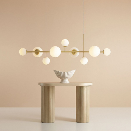 Lampa wisząca DIONE 9 BRASS Aldex 1092N40