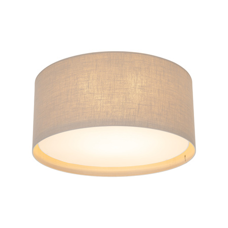 Duży plafon sufitowy z lnu 77cm LARGO LINEN 6XE27 Tk Lighting 11699