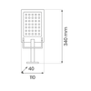 Lampa Solarna Adik 500LM 6500K IP44 Eko-Light EKO0615