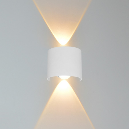 Kinkiet ogrodowy ORTELO LED IP54 Italux OWL-6650-1-WH-3K