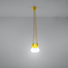 Lampa wisząca DIEGO 3 żółta Sollux SL.0579
