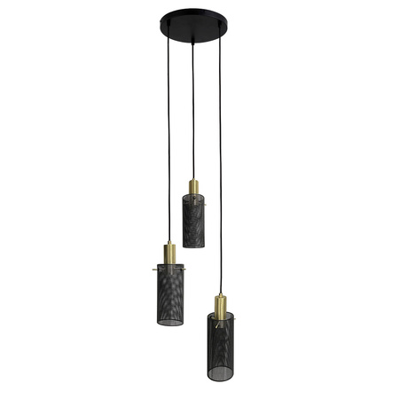 Lampa wisząca Tirana 3 czarna 3xE27 Light Prestige LP-945/3P BK