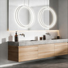 Lampa wisząca okrąg 60cm Mirror S biała IP44 LED CCT Light Prestige LP-999/1P S WH CCT