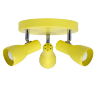 PICARDO LAMPA SUFITOWA PLAFON 3X40W E14 MUSZTARDOWY Candellux 98-52414