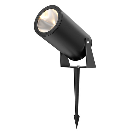 Reflektor ogrodowy LED na szpilce - regulowany spot zewnętrzny do podświetlania roślin i elewacji Bern O050FL-L30GF3K Maytoni