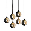 Lampa wisząca CYKLOP VI BLACK TK Lighting 2756