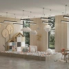 Lampa wisząca liniowa czarna 120cm LED o ciepłej barwie światła 3000K Sigi IV PL0129-BK Yaskr