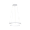Lampa wisząca dwa białe pierścienie CIRCOLO POWER LED 3000K Nowodvorski 11646