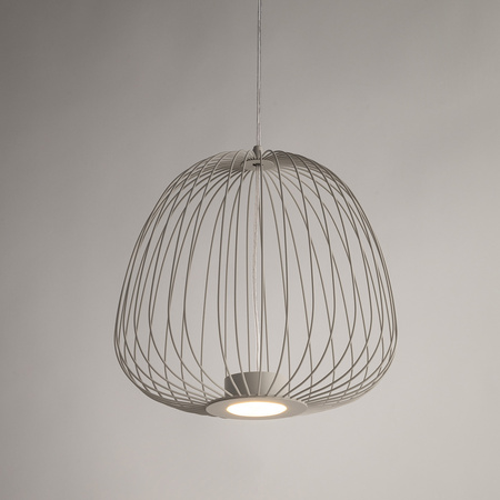 Lampa wisząca BELL PLUS 1 M szary beż Sigma 40880