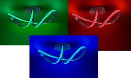 Lampa sufitowa MELINDA LED RGBW Leuchten Direkt 18431-55 sterowany pilotem kolory funkcja smart