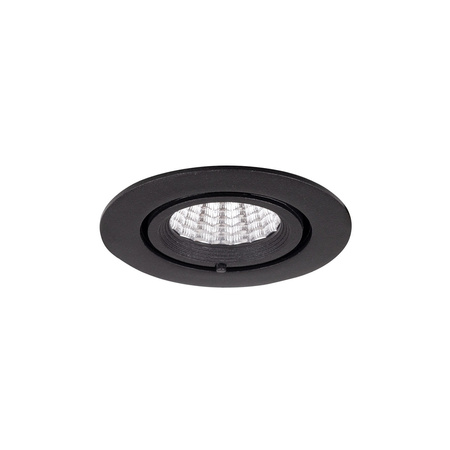 Czarna oprawa wpustowa RUBIO z regulacją 10W CZARNA MAXLIGHT H0133