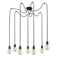 QUALLE BLACK LAMPA WISZĄCA 7 PŁ TK Lighting 2363