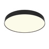 Czarna okrągła lampa sufitowa o średnicy 60cm LED 3000K Zon C032CL-90W3K-RD-B Maytoni