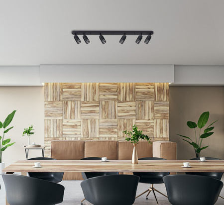 Lampa sufitowa oprawa VERTICAL SPOT WHITE BLACK 6xGU10 Milagro ML0307 ML0297 kolor do wyboru