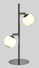 Lampa stojąca dwójka LED Luberon czarny chrom Aviano Lighting 8051-205