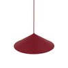 Lampa wisząca burgudnowy stożek o średnicy 40cm LUME M BURGUND 1XGX53 Tk Lighting 11696