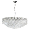 Duża lampa wisząca żyrandol kryształowy o średnicy 100cm 28xE14 BURANO 100 PENDANT CH Azzardo AZ6907