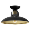 Lampa sufitowa FELIX BLACK/GOLD 1xE27 Milagro MLP8905