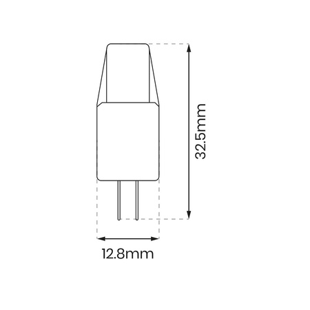 Żarówka COB 2W G4 12V 4000K Silikon Eko-Light EKZA1727