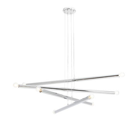 Lampa wisząca chrom TUBO Aldex 1072P4