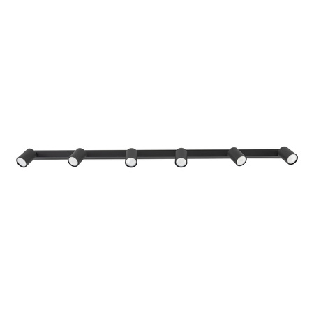 Sześciopunktowa czarna lampa sufitowa 127cm NEX BLACK LAMPA SUFITOWA 6XGU10 Tk Lighting 11370