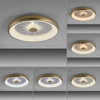 Lampa sufitowa okrągła w kolorze matowego mosiądzu VERTIGO Just Light Paul Neuhaus 14386-60 sterowana pilotem