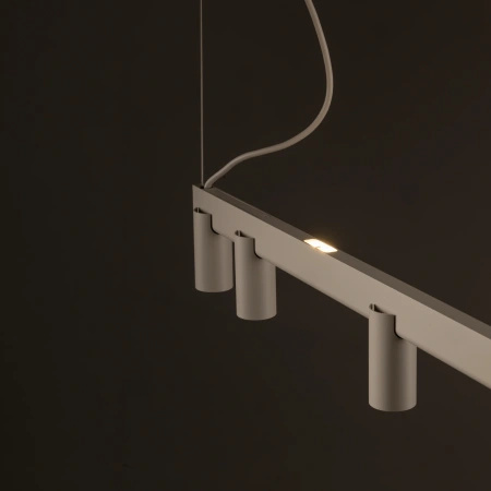 Podłużna lampa wisząca 200cm 8 tub na belce FOURTY LINE LED Nowodvorski 12291