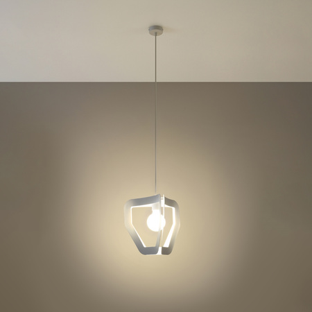 Lampa wisząca TRES biała Sollux SL.0929