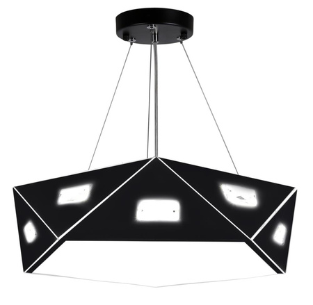 NEMEZIS LAMPA WISZĄCA PIĘCIOKATNY 42 3X40W G9 Z ŻARÓWKĄ CZARNY Candellux 31-59130