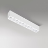 Prostokątna lampa sufitowa natynkowa w kolorze białym 26,7cm TETRIX 10 20W CCT WH AZZARDO AZ6281