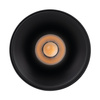 Czarna tuba sufitowa natynkowa o średnicy 9,6cm  LED 3000K BLAZE BLACK 18W Tk Lighting 18143