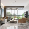 Lampa wisząca, żyrandol Aurum L czarny okrąg 120cm Zmienna Barwa Światła LED PL0116-130-CCT-BK Yaskr