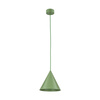 Lampa wisząca stożek o średnicy 19cm w kolorze zielonym CONO PEAPOD 1XE27 S 1xE27 Tk Lighting 10885