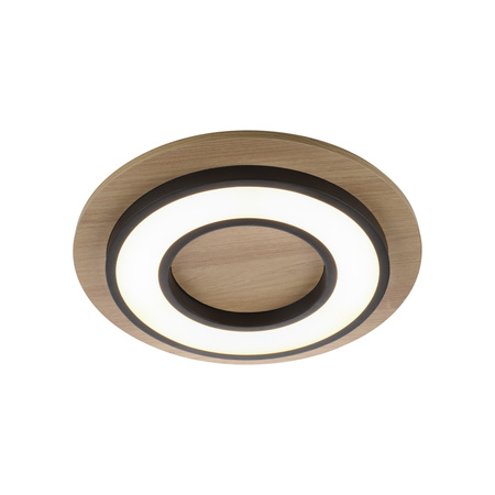 Okrągła lampa sufitowa 32cm drewniana TOLA LED 3000K Just Light 14560-18