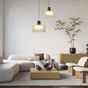 Lampa wisząca siatkowa złota metalowa obudowa wraz z białym kloszem SOPRA 32cm Candellux Studio 31-50960