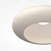 Okrągła lampa sufitowa z aluminium w kolorze białym 40cm AROS LED 3000K Maytoni MOD507CL-L12WK
