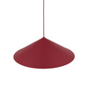 Lampa wisząca burgudnowy stożek o średnicy 50cm LUME L BURGUND 1XGX53 Tk Lighting 11697