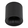 Czarna tuba sufitowa natynkowa o średnicy 9,6cm  LED 3000K BLAZE BLACK 18W Tk Lighting 18143