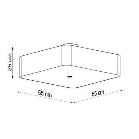 Lampa sufitowa LOKKO 55 Sollux Lighting 2BM SL.0825 SL.0826 - kolor do wyboru
