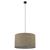 Lampa wisząca abażur 50cm VELLUM BLACK MULTICOLOR 1xE27 Tk Lighting 10752