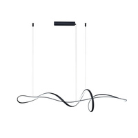 Lampa wisząca Mila czarna LED 3000-6000K Italux PND-23523-BK