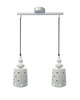HAMP LAMPA WISZĄCA 2X60W E27 BIAŁY Candellux 32-51929