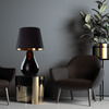 Lampka stołowa LACRIMA BLACK/GOLD TK Lighting 5454